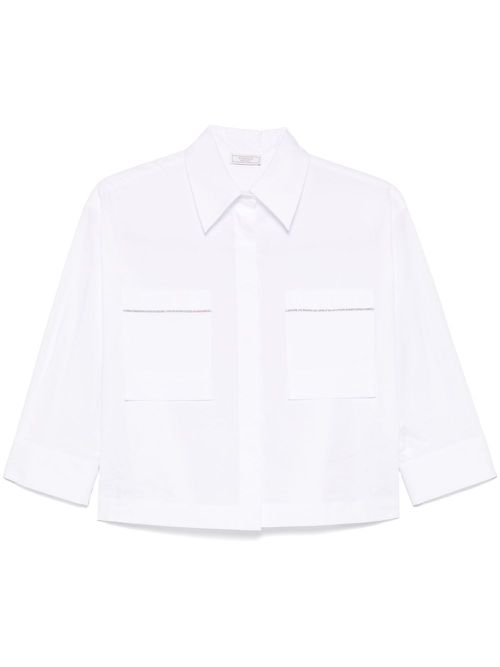 Poplin shirt - White