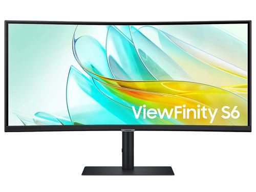 34" ViewFinity S65UC Ultra-WQHD 100Hz AMD FreeSync™ HDR10 Curved Monitor with USB-C and Speakers in black(LS34C650UANXGO)