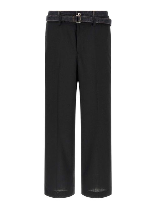 Denim Insert Pants