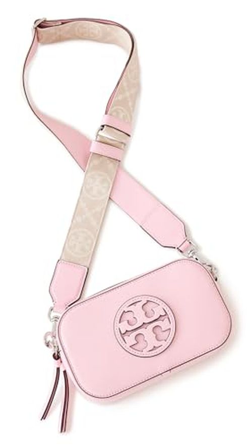 Tory Burch Women's Miller Mini Crossbody Bag, Pink Plie, One Size