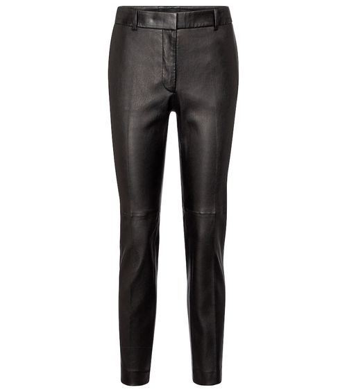 Coleman mid-rise leather pants
