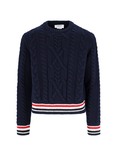 Men's Virgin Wool Sweater with Stretch Blend