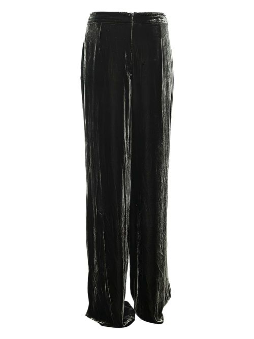 Silk trousers - Black