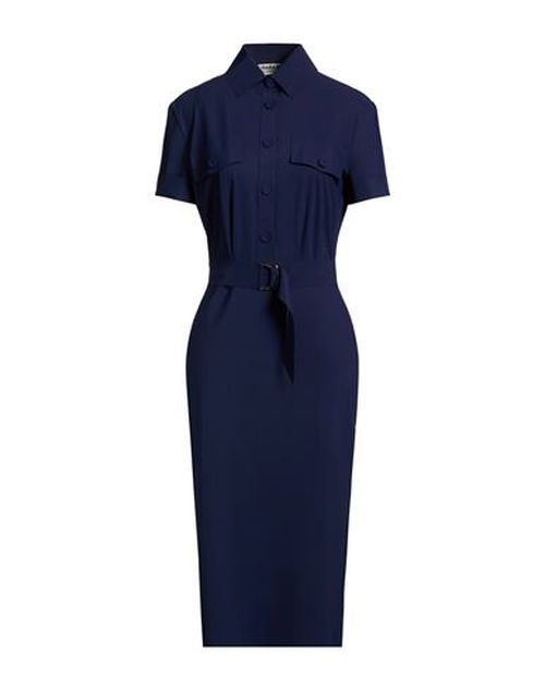 Woman Midi dress Midnight blue Size 6 Polyamide, Elastane