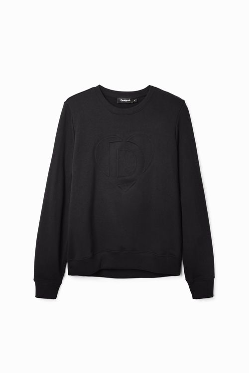 Embossed imagotype sweatshirt
