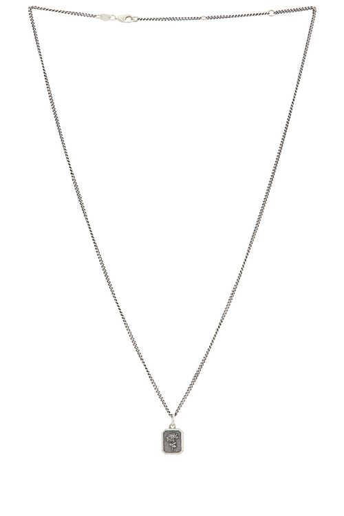 Serge de Nimes Chrysanth Necklace in Silver - Metallic Silver. a