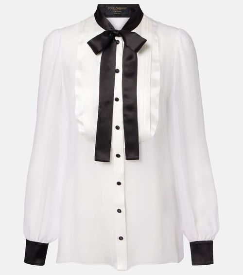 Sheer silk shirt