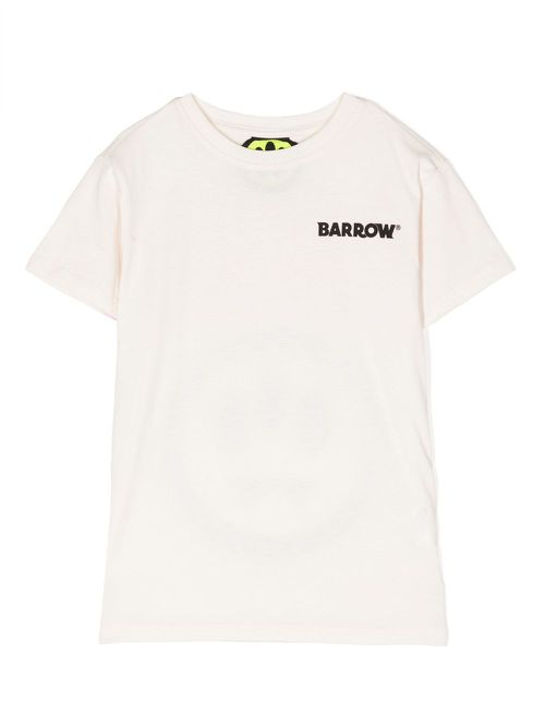 Logo-lettering cotton T-shirt - White