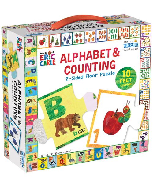 The World Of Eric Carle - Alphabet Counting 2-Sided Floor Puzzle - 26 Pieces