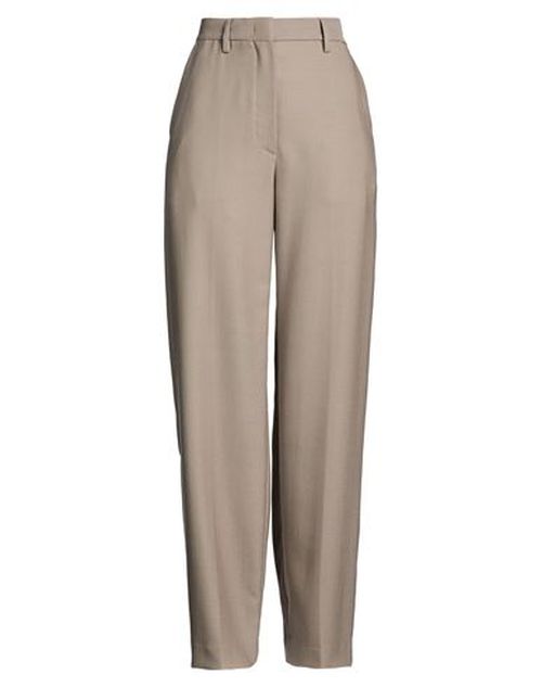 Woman Pants Taupe Size 4 Virgin Wool