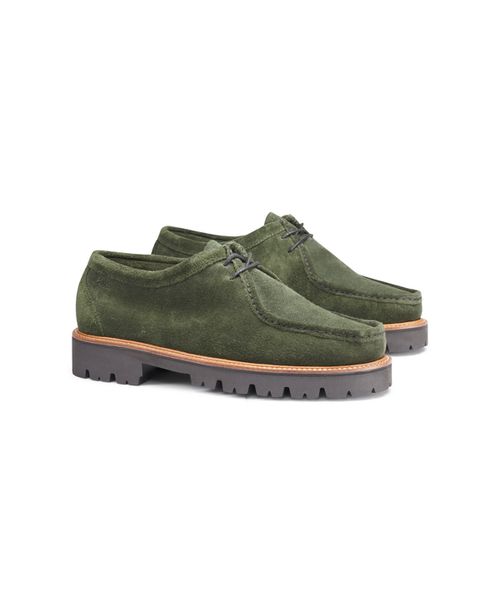 G.h.bass Men's Wallace Moc Hand Sewn Loafers - Green