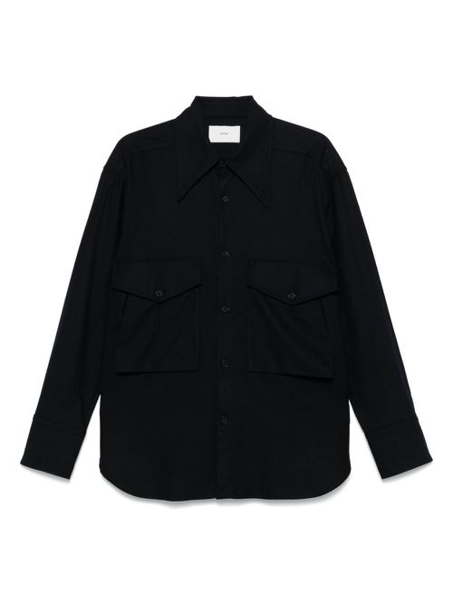 Setchu long-sleeve shirt - Blue