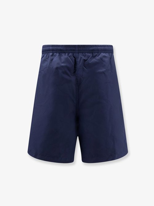 Lightweight Nylon Bermuda Shorts — Blue