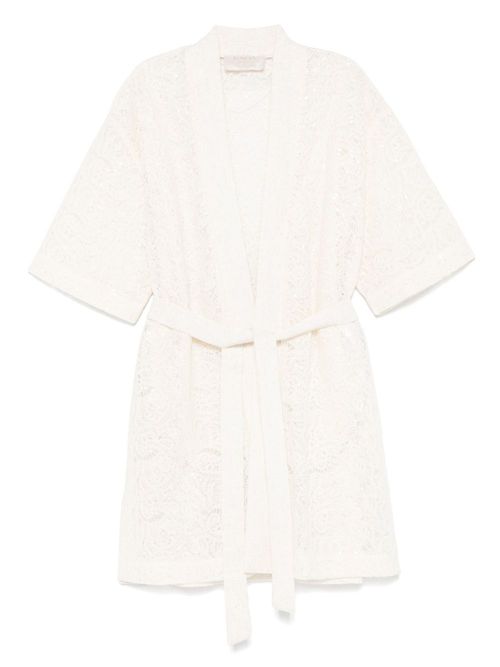 Kaos sequin-embellished coat - Neutrals