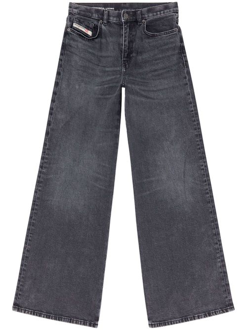 D-Akemi wide-leg jeans - Grey