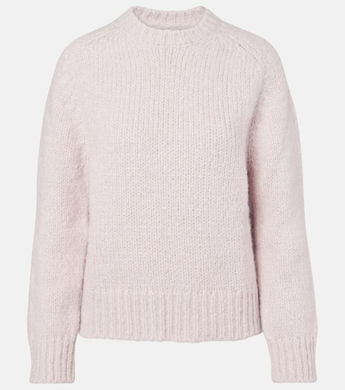 Alpaca and mohair-blend sweater