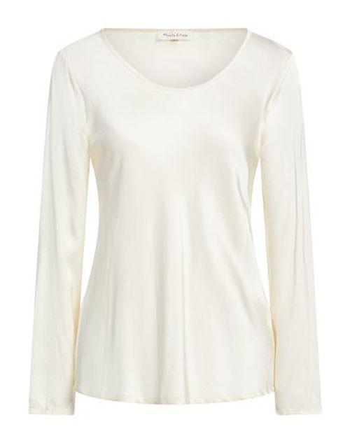 Woman Top Ivory Size 2 Viscose, Elastane