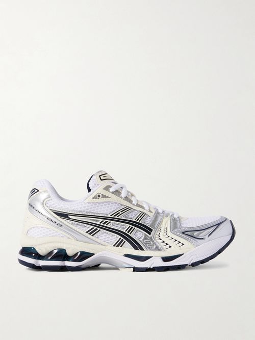 Gel-kayano 14 Rubber-trimmed Mesh And Faux Leather Sneakers