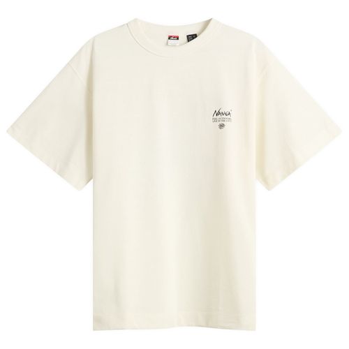 Men's Eco Hybrid Vintage Flower T-Shirt White