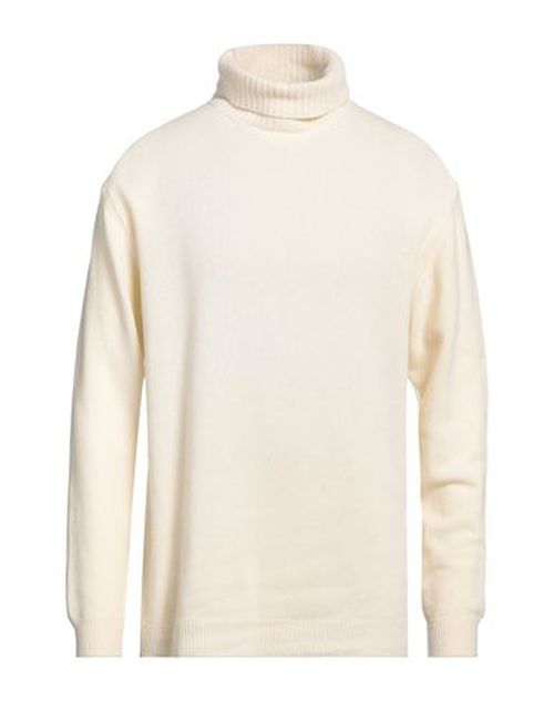 Man Turtleneck Cream Size XXL Wool, Polyamide