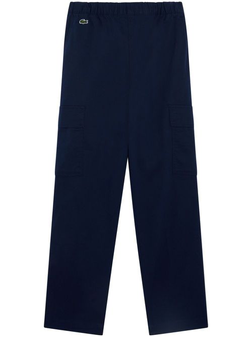 Elasticated-waist trousers - Blue