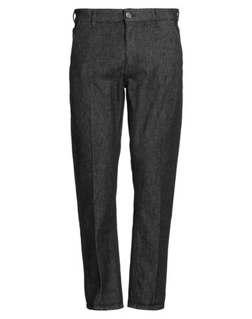 Man Jeans Black Size 29 Cotton, Elastane