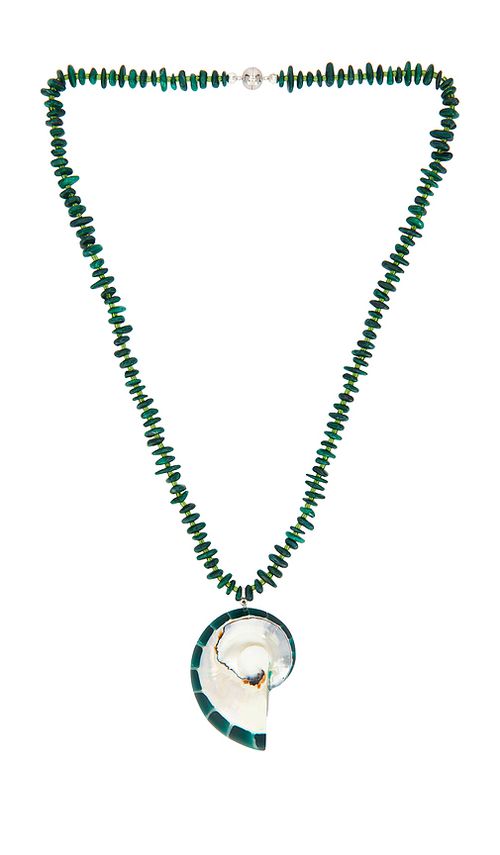Julietta Tortugas Necklace in Green - Green. a