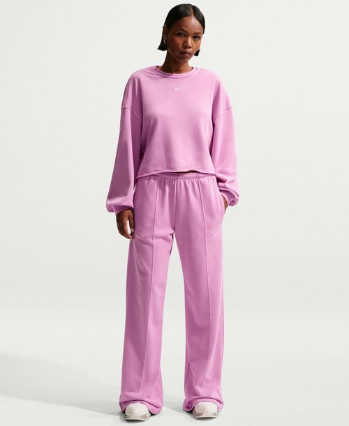 Women's Mid-Rise Open-Hem Pants - Light Magenta/lt Magenta/sail