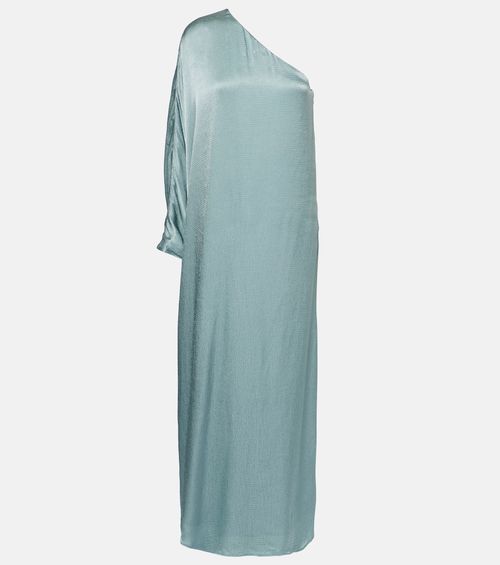 Sonia one-shoulder satin maxi dress
