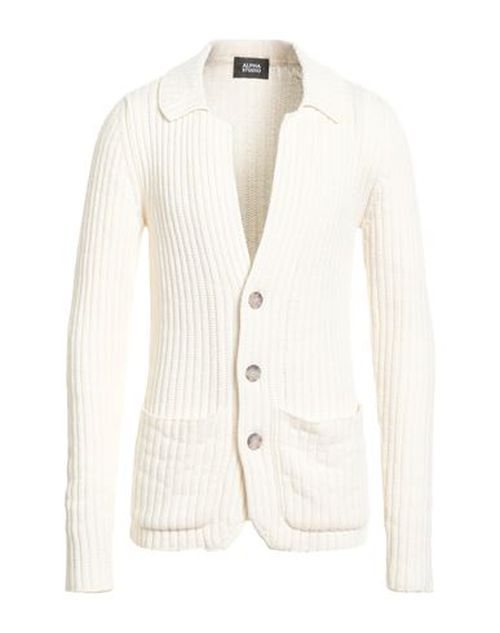 Man Blazer White Size 38 Recycled wool, Viscose, Recycled polyamide, Cashmere