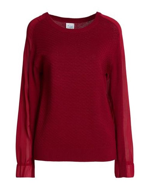 Z. o.e. Zone Of Embroidered Woman Sweater Brick Size XS Viscose, Polyamide
