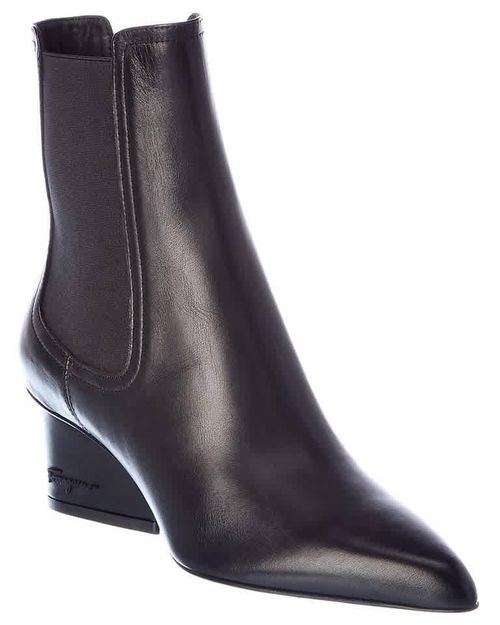 Ladies Black Chelsea Ankle Boots, Brand Size 6