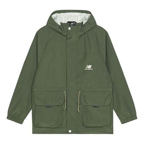 Men's Casual Sports Solid Color Hooded Jacket Green