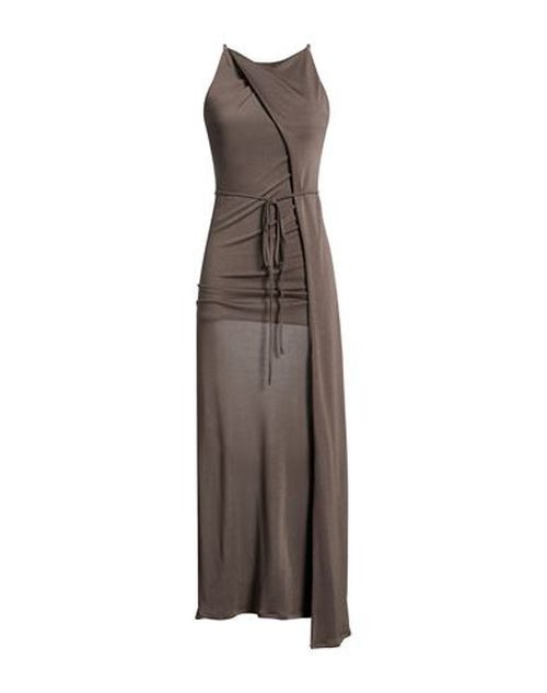 Woman Maxi dress Taupe Size L Tencel
