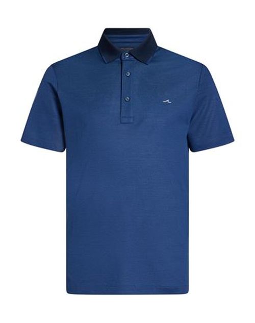 Man Polo shirt Blue Size S Cotton