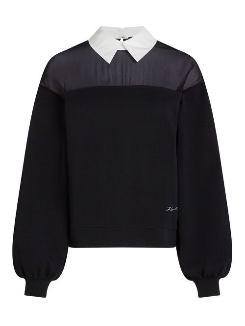 Karl Lagerfeld logo-print sweatshirt - Black
