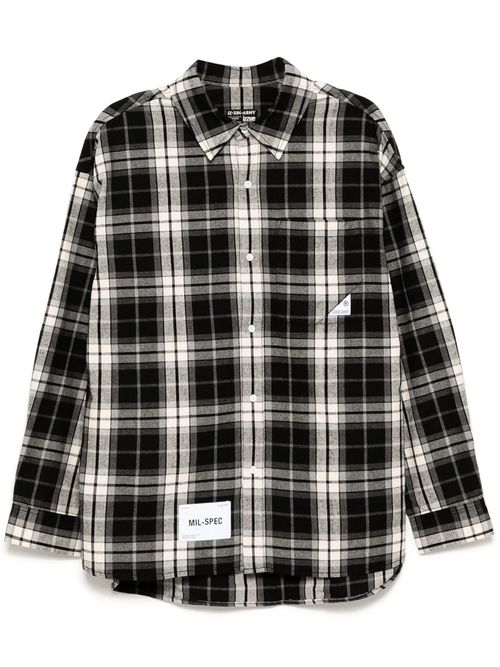 Checked shirt - Black
