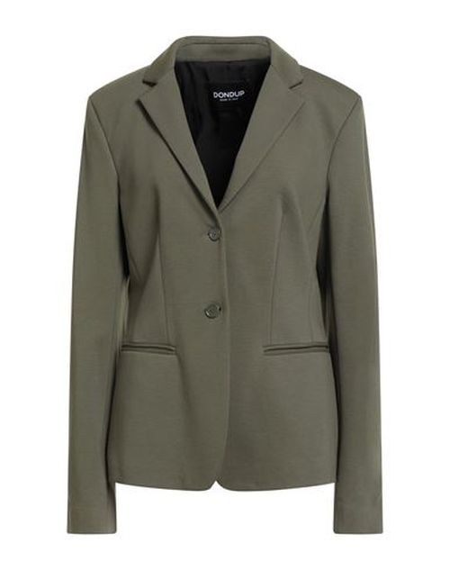 Woman Blazer Military green Size 12 Viscose, Polyamide, Elastane
