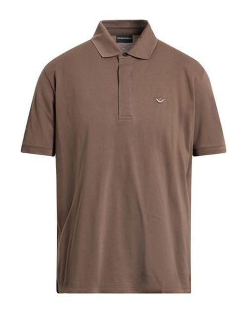 Man Polo shirt Khaki Size XS Cotton