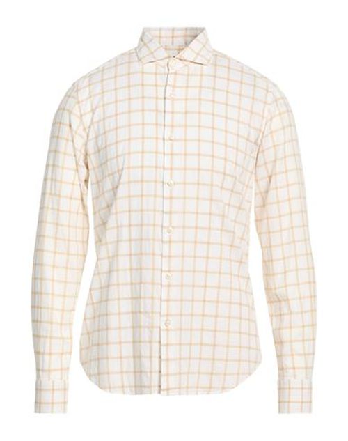 Man Shirt Beige Size 15 ½ Cotton, Linen