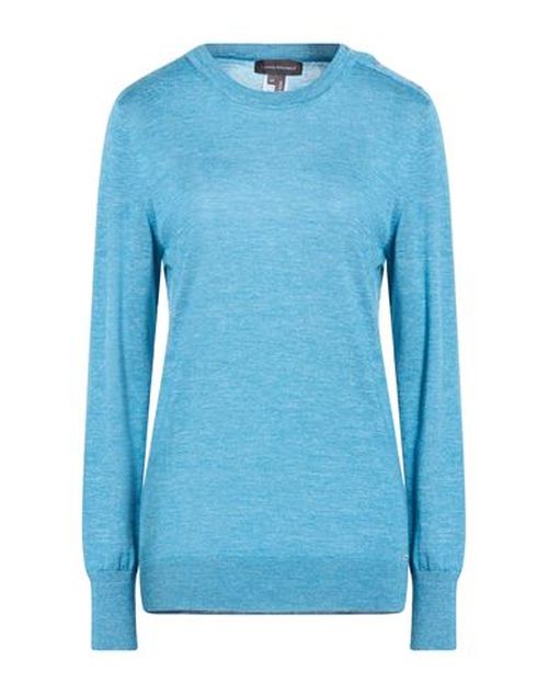Woman Sweater Azure Size 10 Cashmere, Silk, Hemp