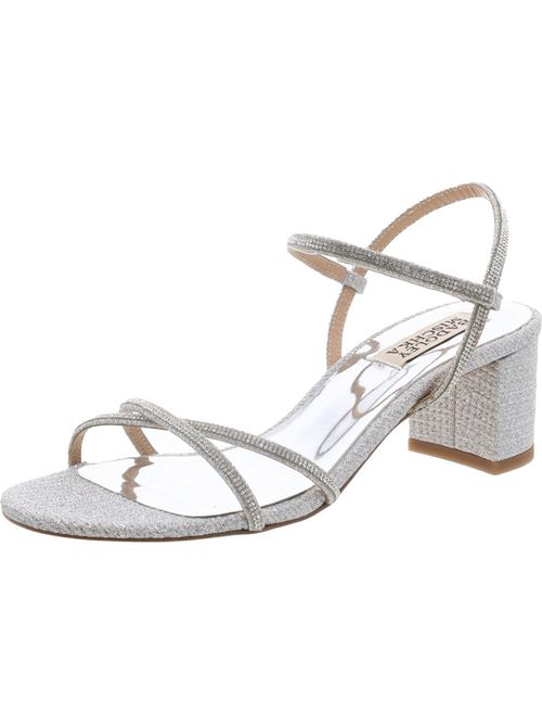 Womens Open Toe Block Heel Slingback Sandals