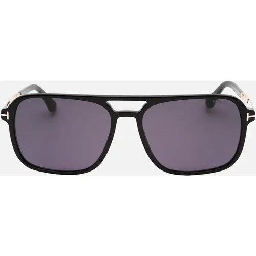 Men's Tom Ford Crosby Shiny Black Sunglasses - Size: ONE size