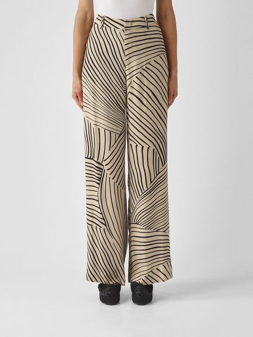 Pants Woman color Beige