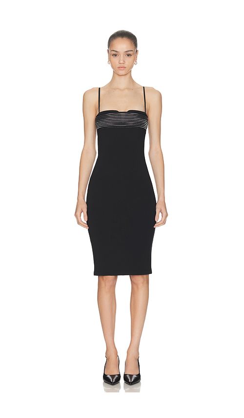 HAELO Brace Bra Dress in Black - Black. M also in XS