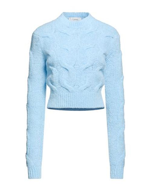 Woman Sweater Sky blue Size L Wool, Polyamide