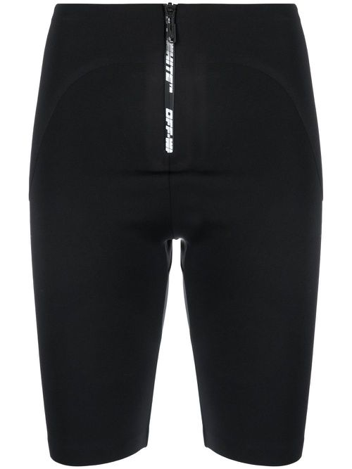 Logo-print shorts - Black