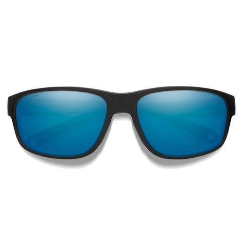 Smith Sunglasses Redding 2 124 QG Matte Black ChromaPop Polarized Blue Mirror