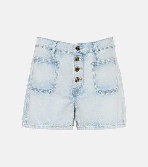 Le Bardot denim shorts