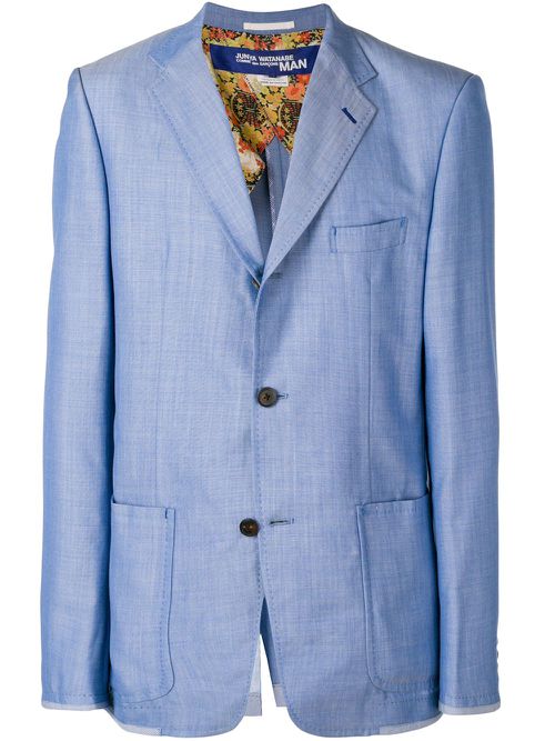 Fitted tailored jacket - Blue